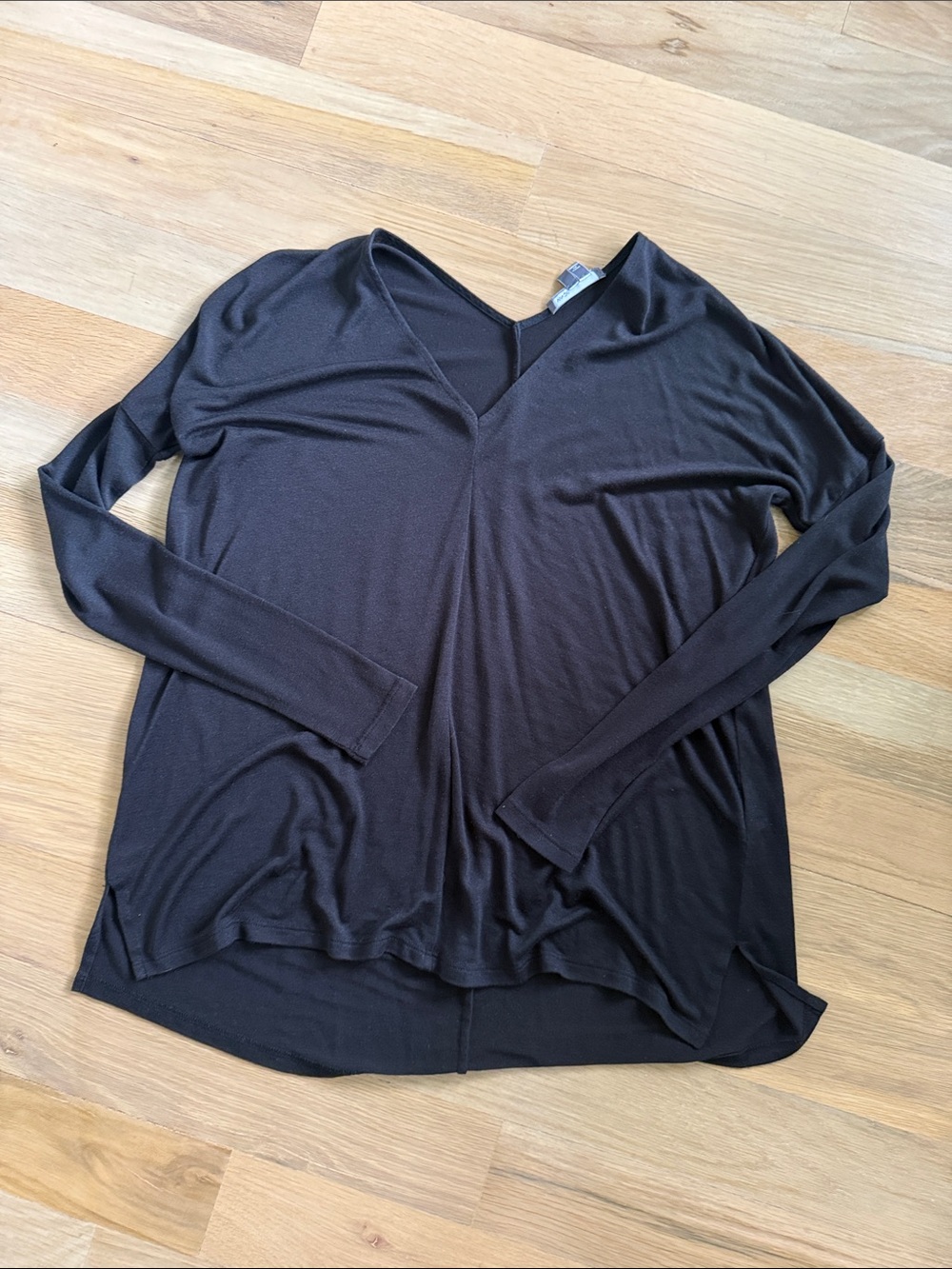 Vince Black Long Sleeve Shirt